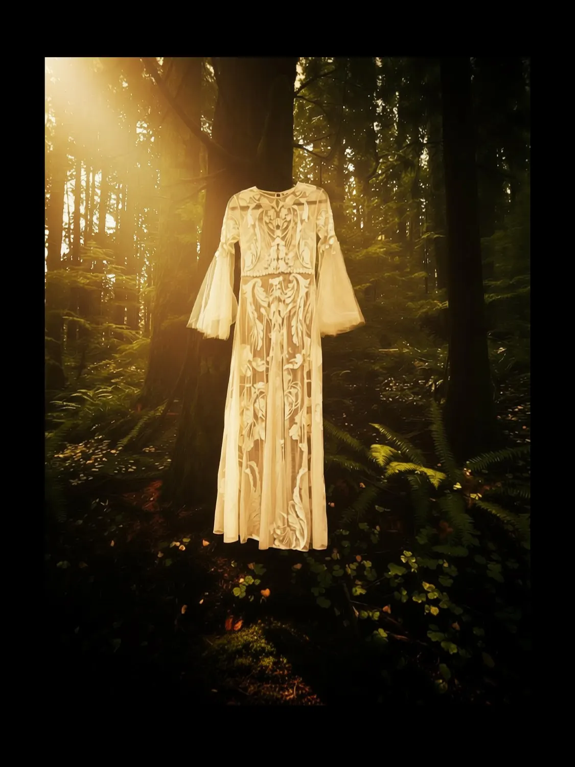Maria Burns Her Wedding Dress, work 1. Provisional image description; final curatorial alt text pending.