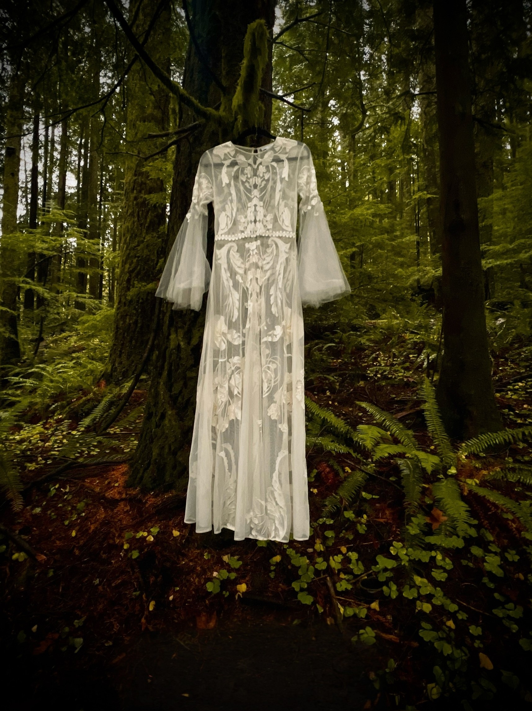 Maria Burns Her Wedding Dress, current edit, image 1.